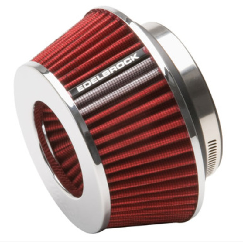 Pro-Flo Universal Red Compact Conical Air Filter with 3, 3.5, and 4 Inlet