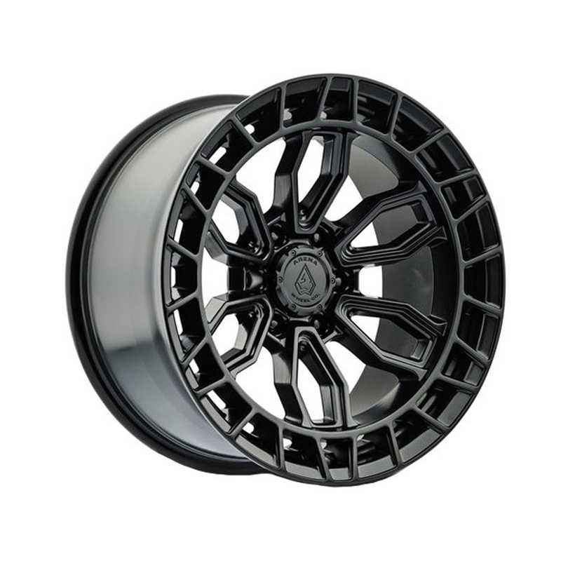 Arena Matte Black Recon Wheels | RealTruck
