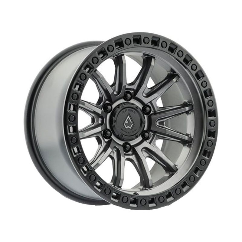 Arena Matte Grey Mission Wheels | RealTruck