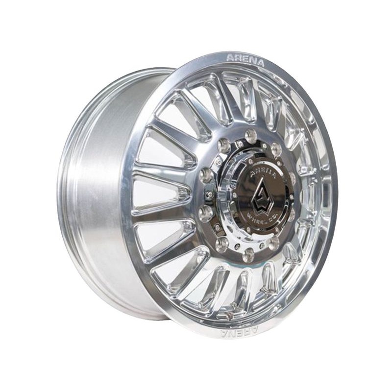 Arena Milled Polished Rival Dually Wheels | RealTruck
