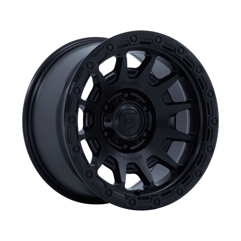 Fuel Matte & Gloss Black Fortress Wheels | RealTruck
