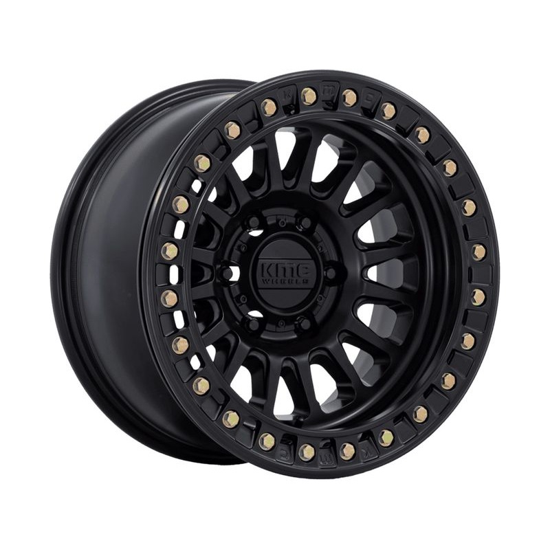 KMC Matte Black KM239 Impact Beadlock Wheels | RealTruck