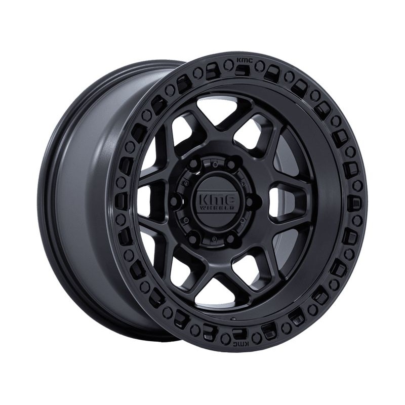 KMC Matte & Gloss Black KM553 Torx Wheels | RealTruck