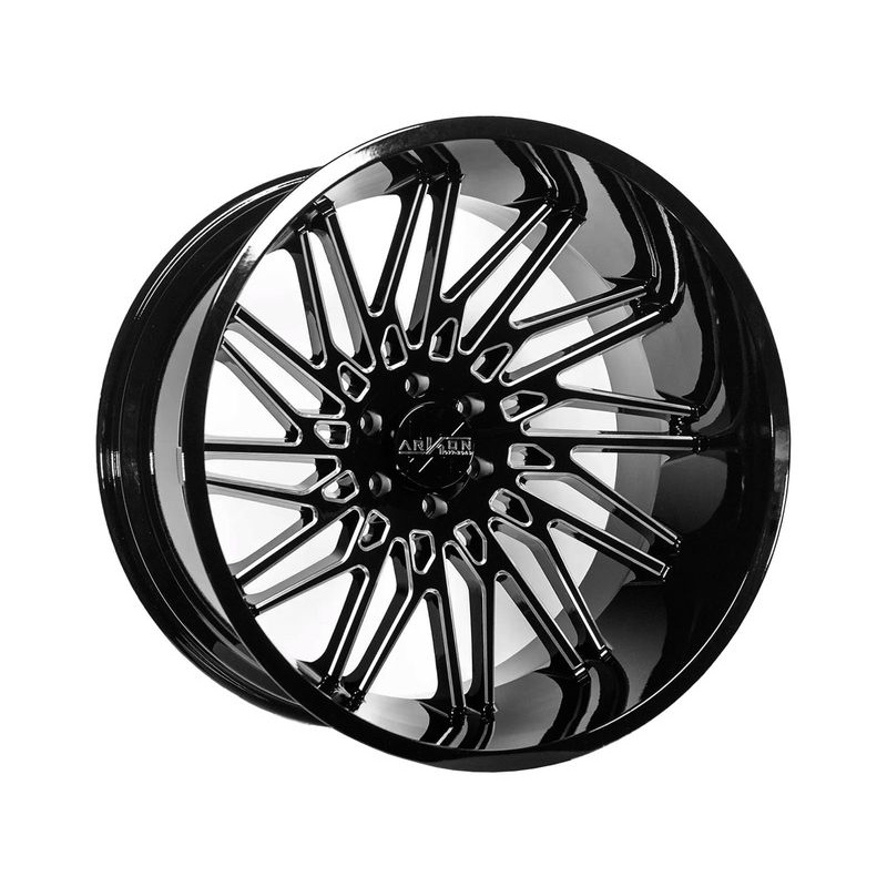 Arkon Off-Road Milled Gloss Black Apollo Wheels | RealTruck