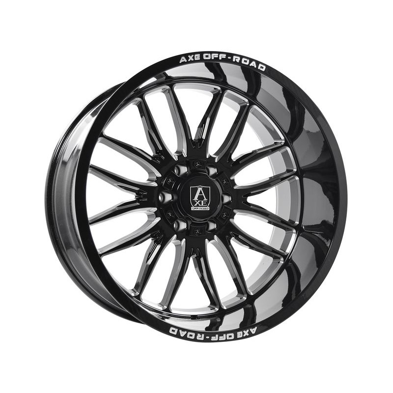 Axe Offroad Milled Gloss Black Hades Wheels | RealTruck