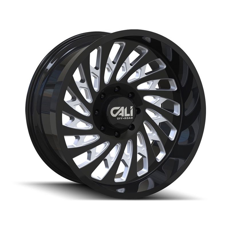 Cali Offroad Machined Black Switchback Wheels | RealTruck