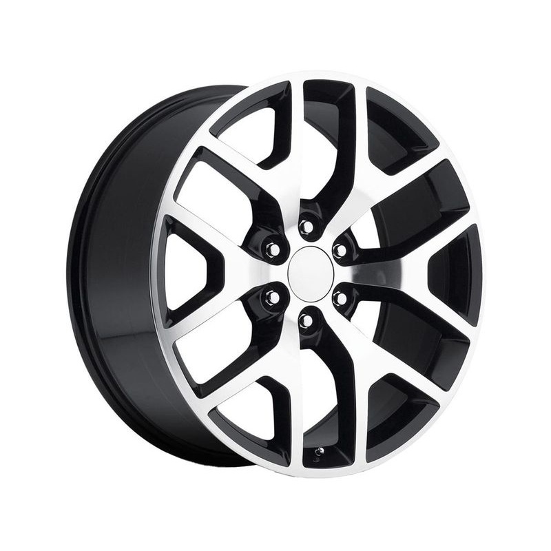 Factory Reproductions Machined Gloss Black FR 44 Wheels | RealTruck