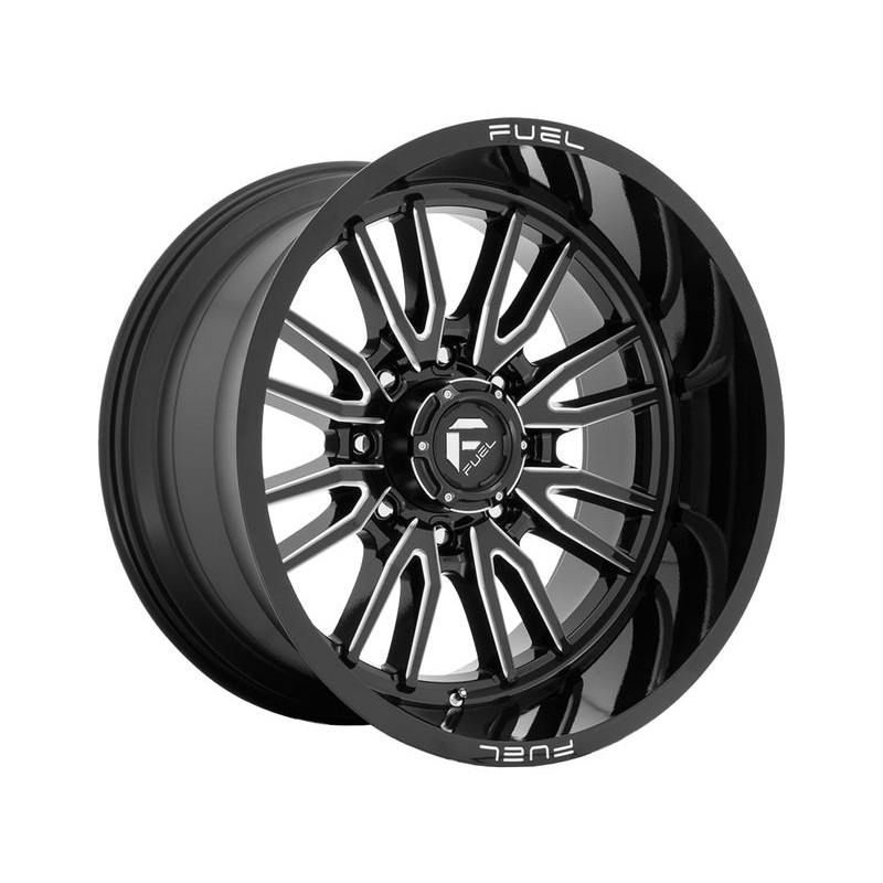 Fuel Milled Gloss Black Clash 8 Wheels | RealTruck