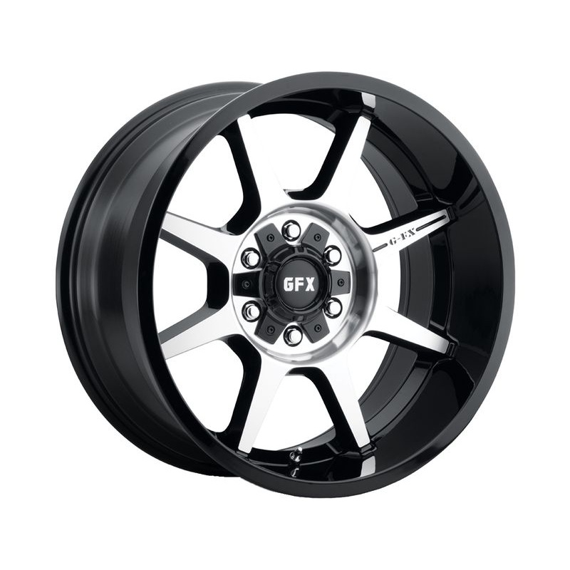 G-FX Machined Gloss Black TR31 Wheels | RealTruck