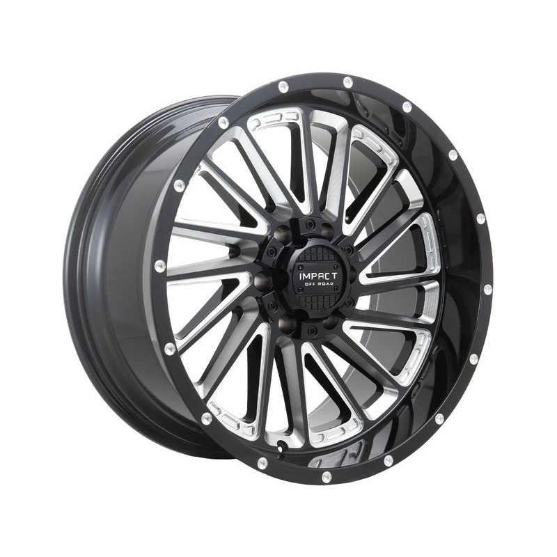 Impact Off-Road Milled Gloss Black 903 Wheels | RealTruck