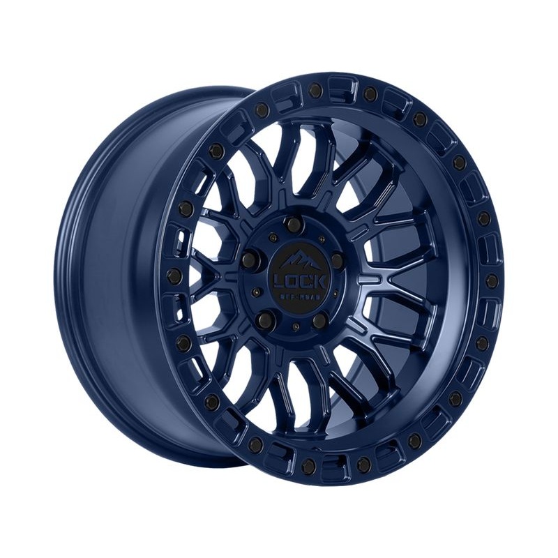 Lock Off-Road Blue Combat Wheels | RealTruck