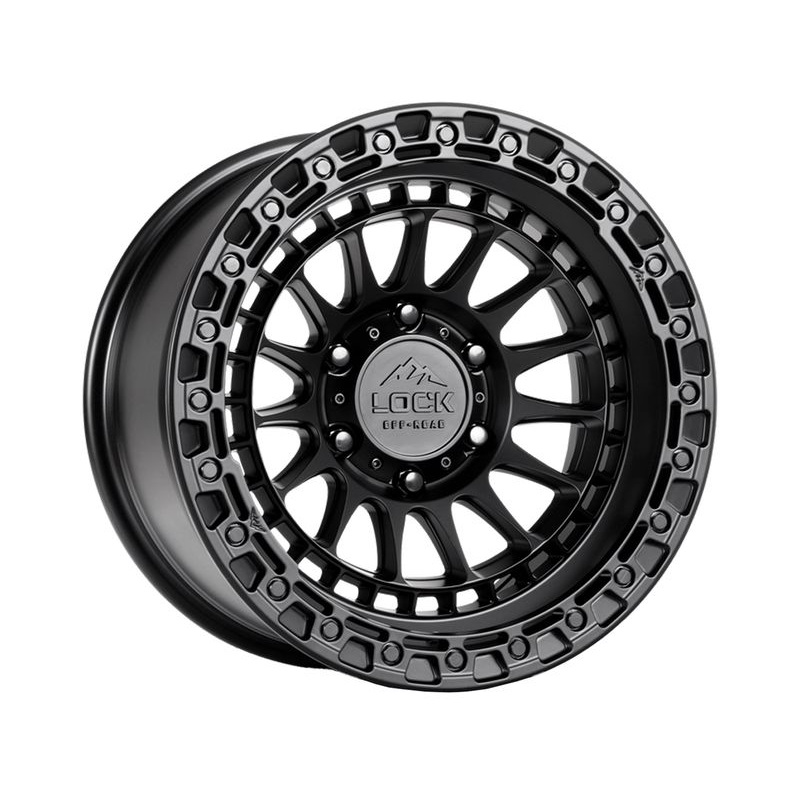 Lock Off-Road Matte Black Mojave Wheels | RealTruck