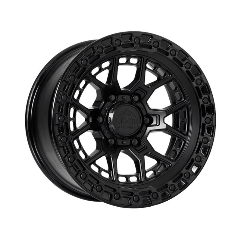 Lock Off-Road Matte & Gloss Black Commando Wheels | RealTruck