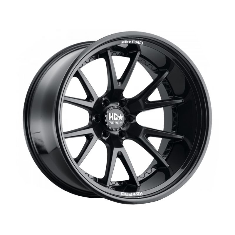 Luxxx HD Matte & Gloss Black Pro 1 Wheels | RealTruck
