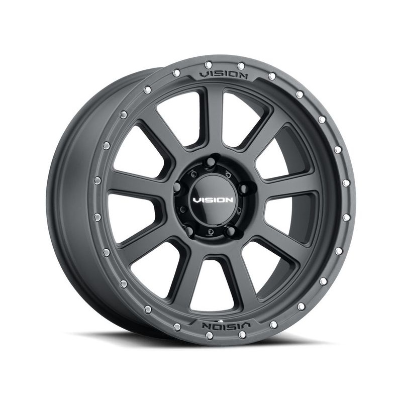 Vision Matte Black Ojos Wheels | RealTruck