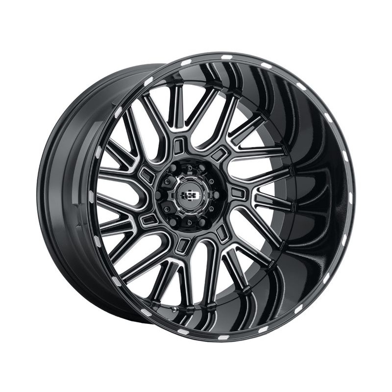 Vision Milled Gloss Black Brawl Wheels | RealTruck