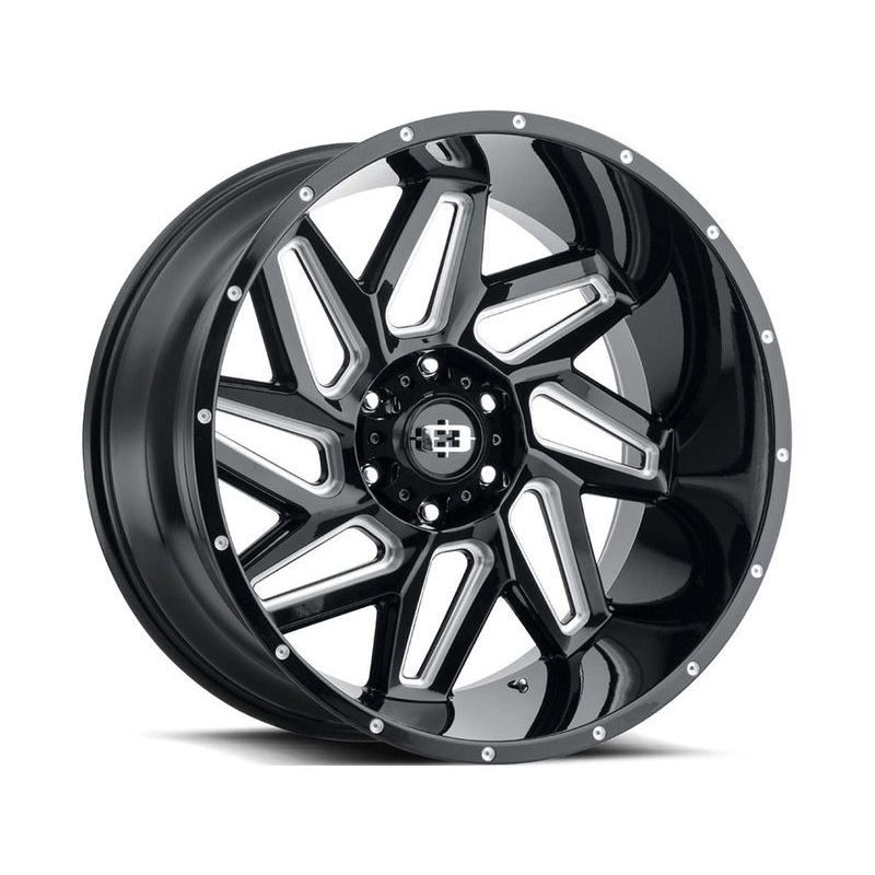 Vision Milled Gloss Black Spyder Wheels | RealTruck
