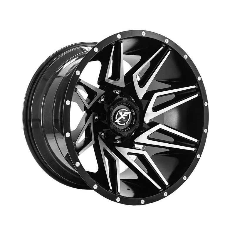 XF Offroad Machined Gloss Black XF-218 Wheels | RealTruck