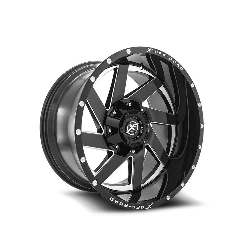 XF Offroad Milled Gloss Black XF-205 Wheels | RealTruck