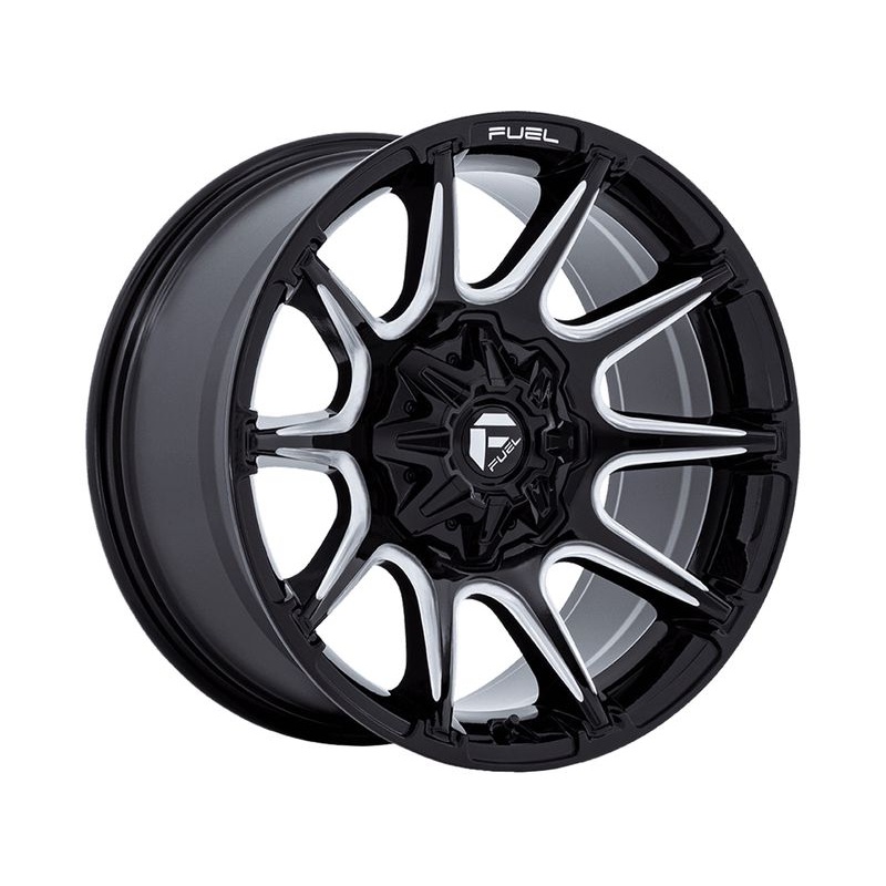 Fuel Milled Gloss Black Super C Wheels | RealTruck