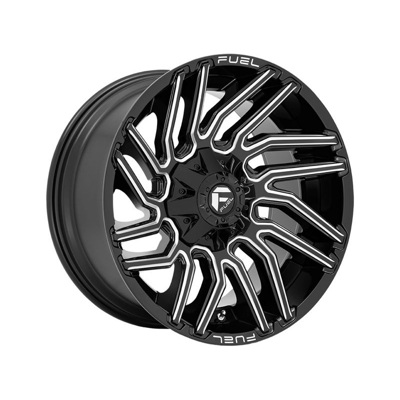 Fuel Milled Gloss Black Typhoon Wheels | RealTruck