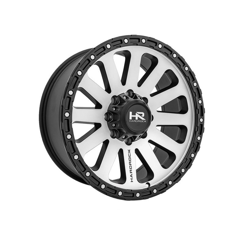 Hardrock Machined Matte Black H102 Wheels | RealTruck