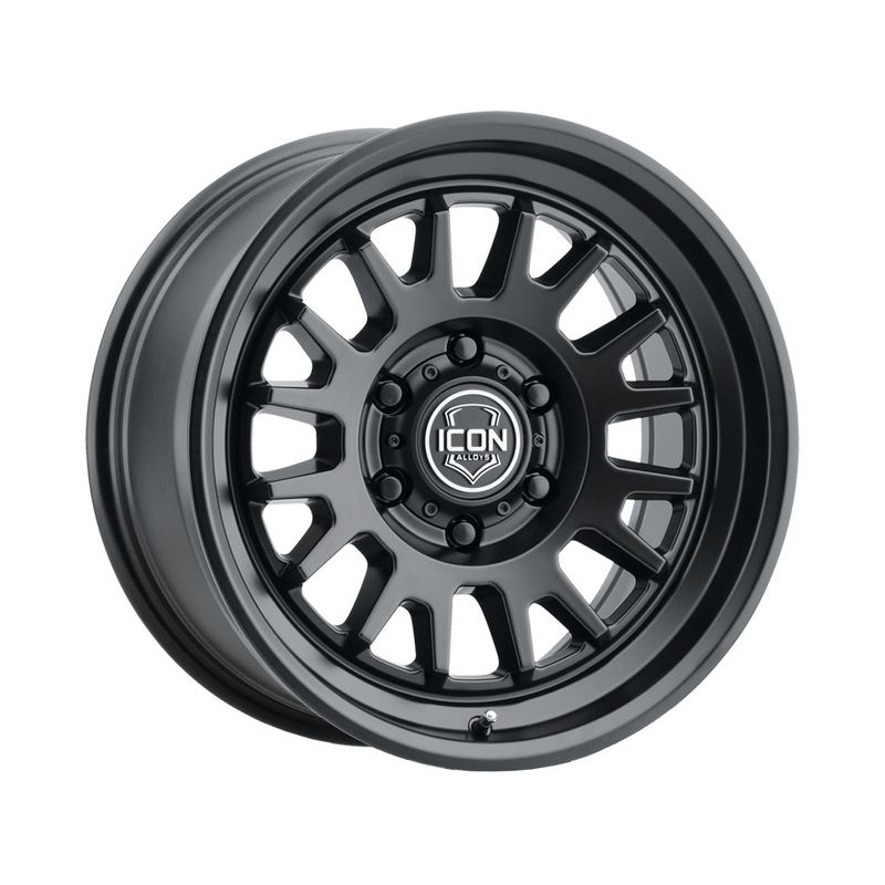 Icon Matte Black Anza Wheels | RealTruck