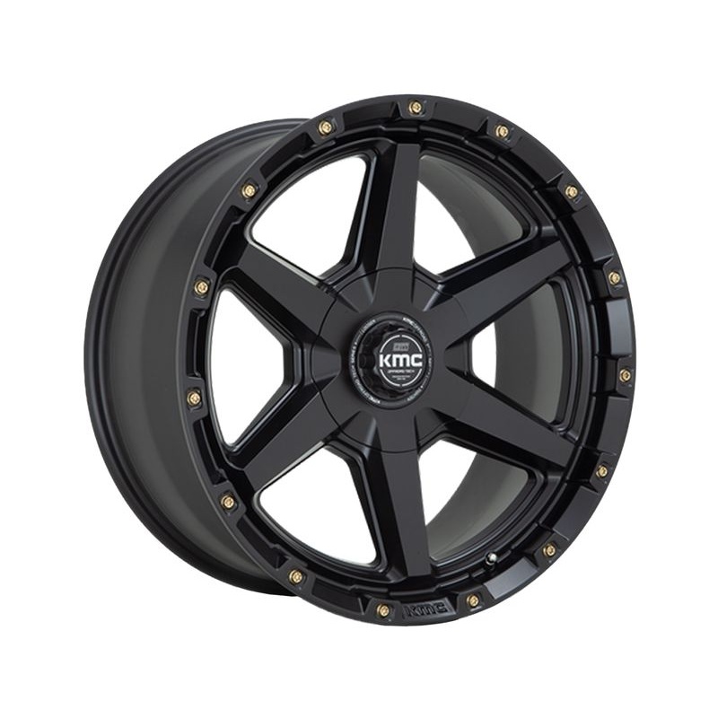 KMC Matte Black KM101 Tempo Wheels | RealTruck