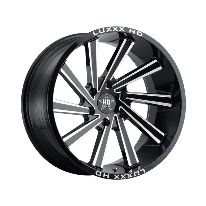Luxxx HD Milled Gloss Black LHD22 Wheels | RealTruck
