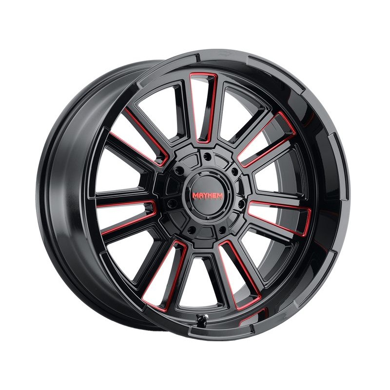 Mayhem Black & Red Apollo Wheels | RealTruck