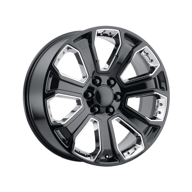 OE Creations Black & Chrome PR113 Wheels | RealTruck
