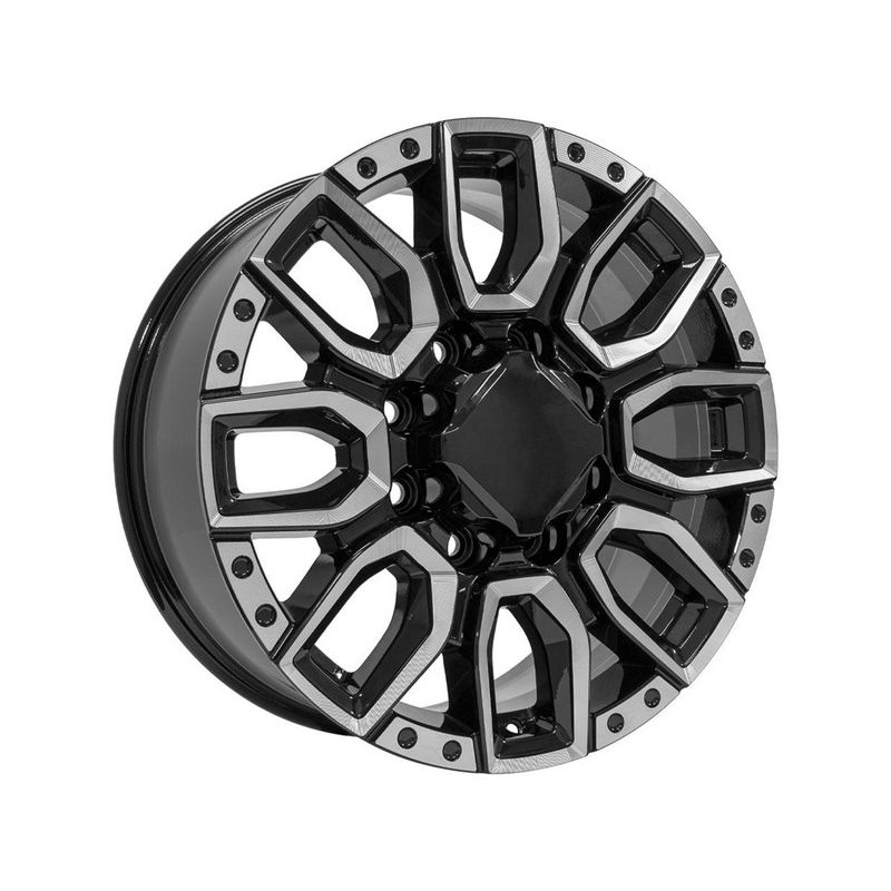 OE Milled Gloss Black CV97A Wheels | RealTruck