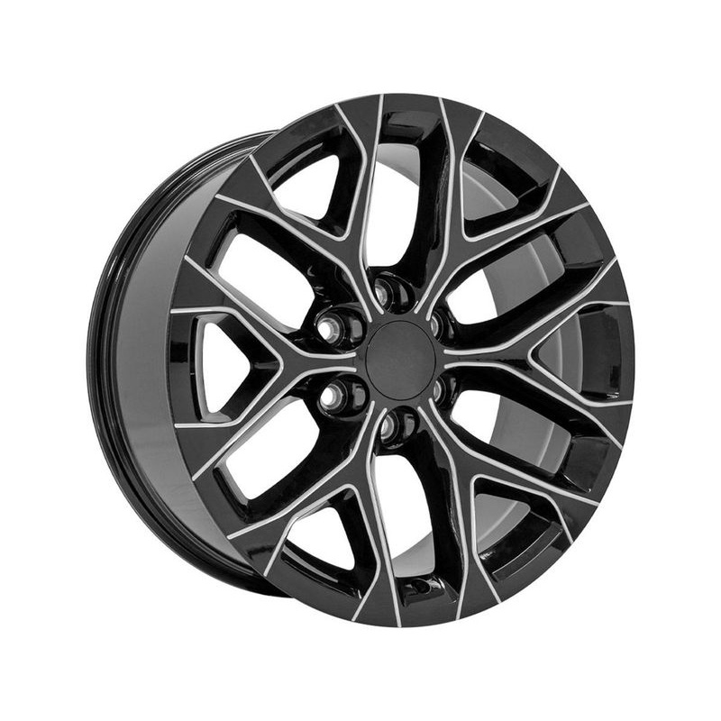 OE Milled Gloss Black CV98B Wheels | RealTruck