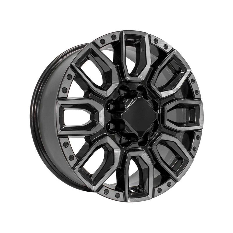 OE Milled Gloss Black & Tinted Clear CV97A Wheels | RealTruck