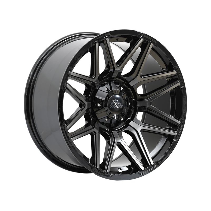 X Drive Tinted Gloss Black Crank Wheels | RealTruck