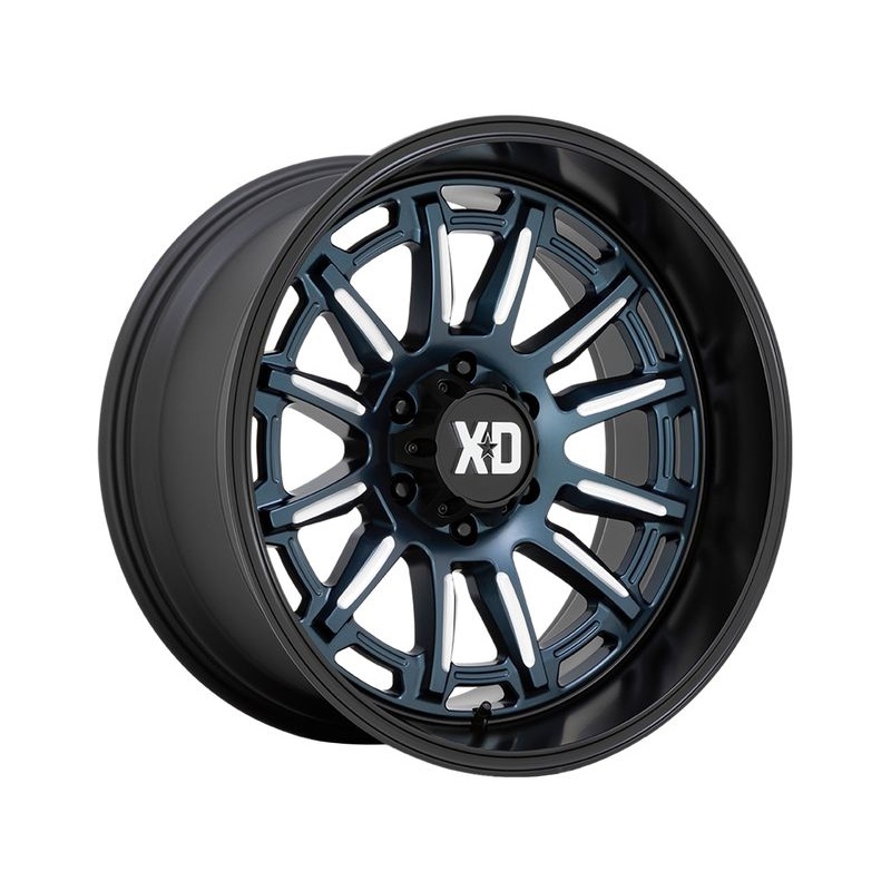 XD Series Black & Blue XD865 Phoenix Wheels | RealTruck