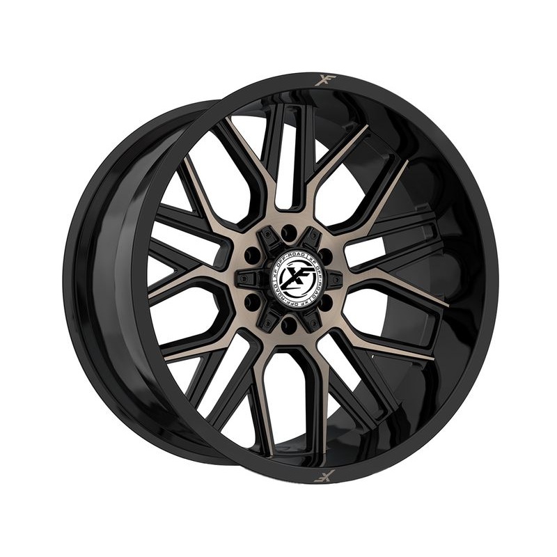 XF Offroad Gloss Black & Bronze XF-235 Wheels | RealTruck