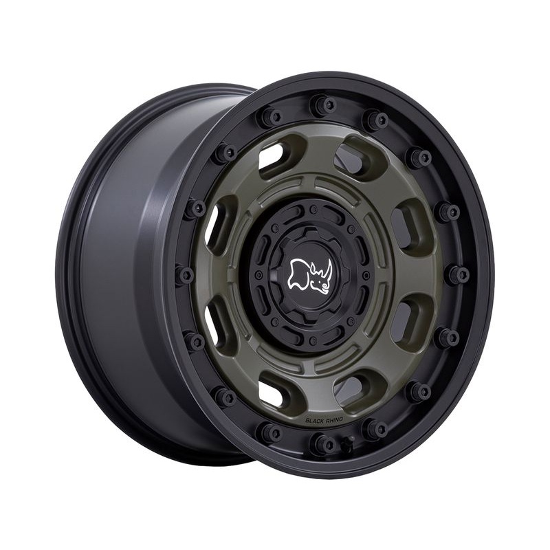 Black Rhino Olive Green & Black Atlas Wheels | RealTruck