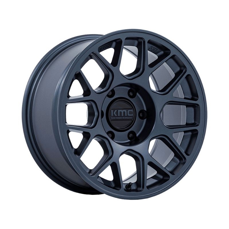 KMC Blue KM730 Hatchet Wheels | RealTruck