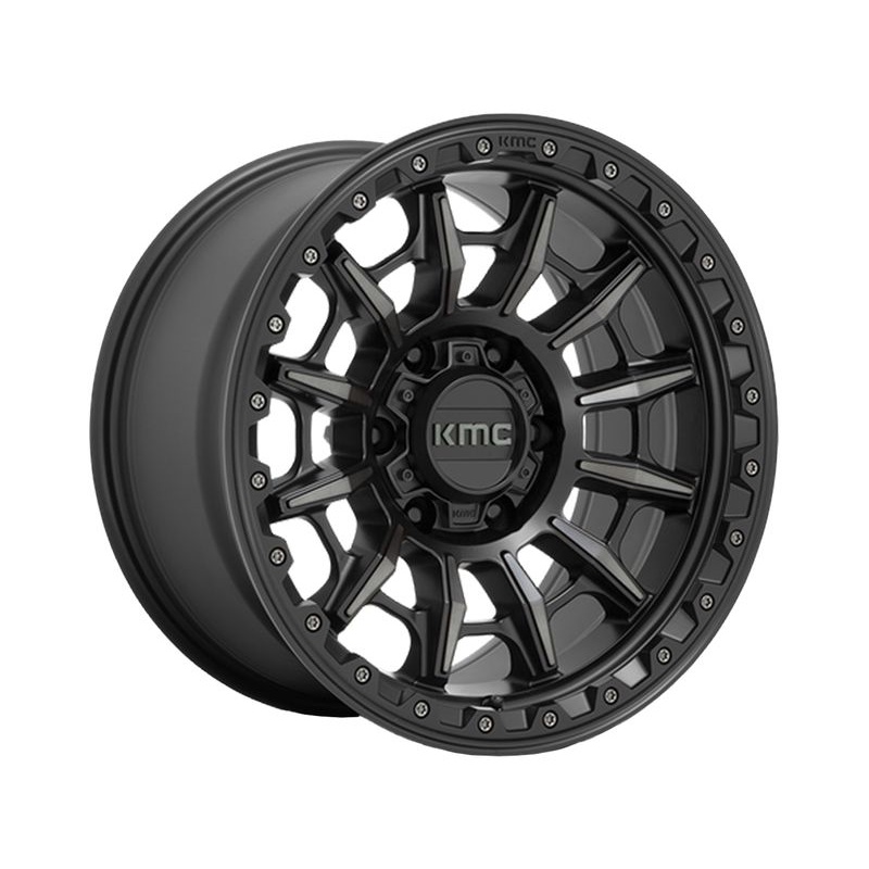 KMC Tinted Black KM547 Carnage Wheels | RealTruck