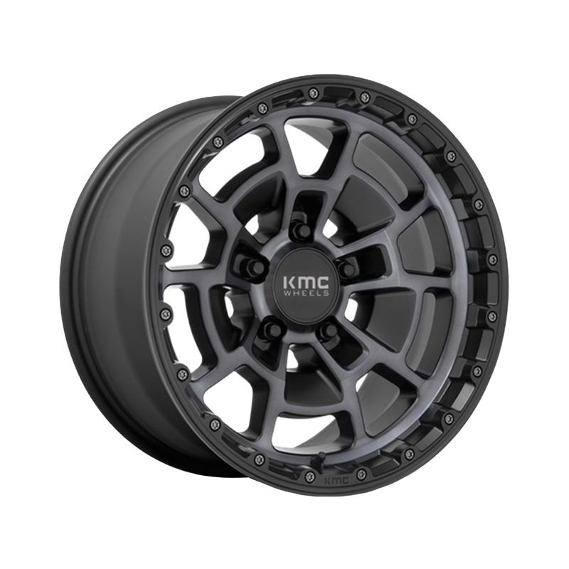 KMC Tinted Black KM718 Summit Wheels | RealTruck