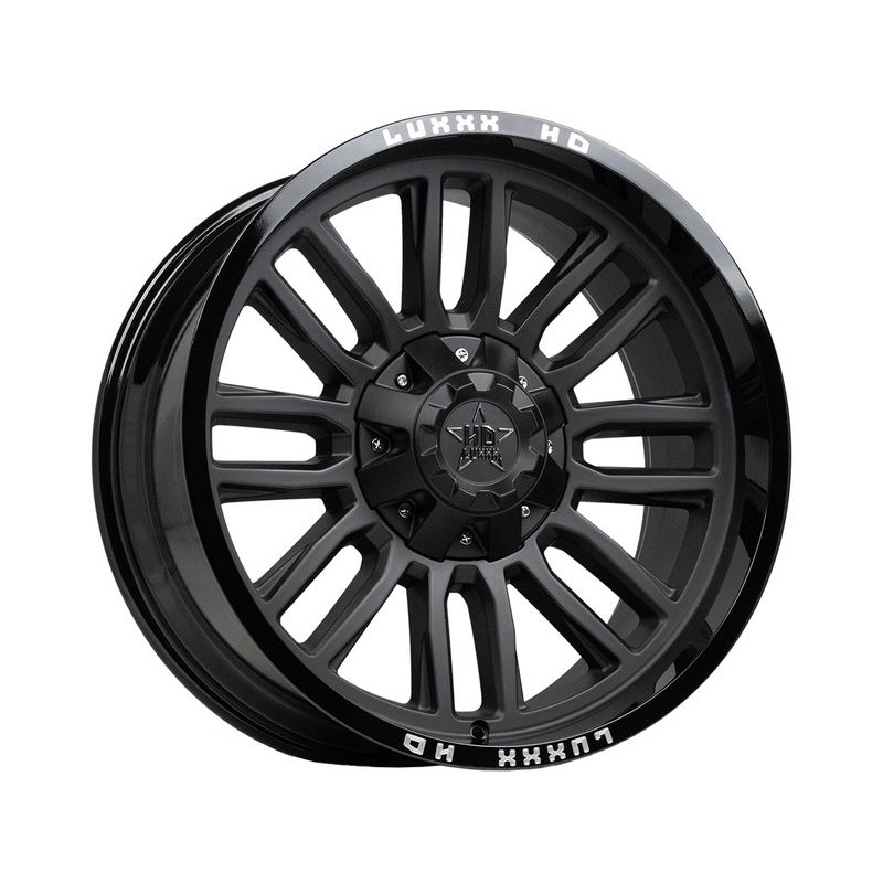 Luxxx HD Matte & Gloss Black LHD26 Wheels | RealTruck