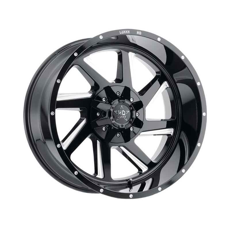 Luxxx HD Milled Gloss Black LHD13 Wheels | RealTruck
