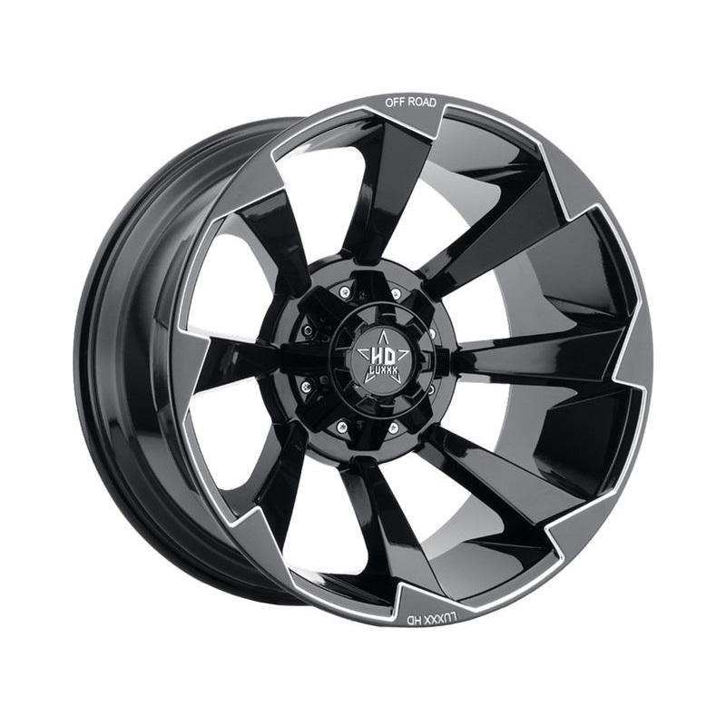 Luxxx HD Milled Gloss Black LHD16 Wheels | RealTruck