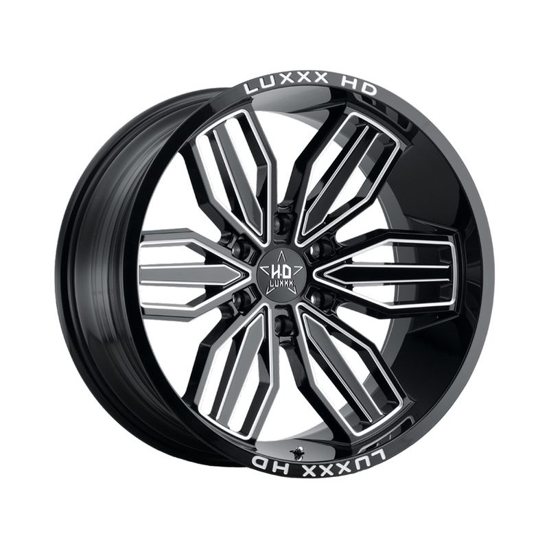 Luxxx HD Milled Gloss Black LHD21 Wheels | RealTruck