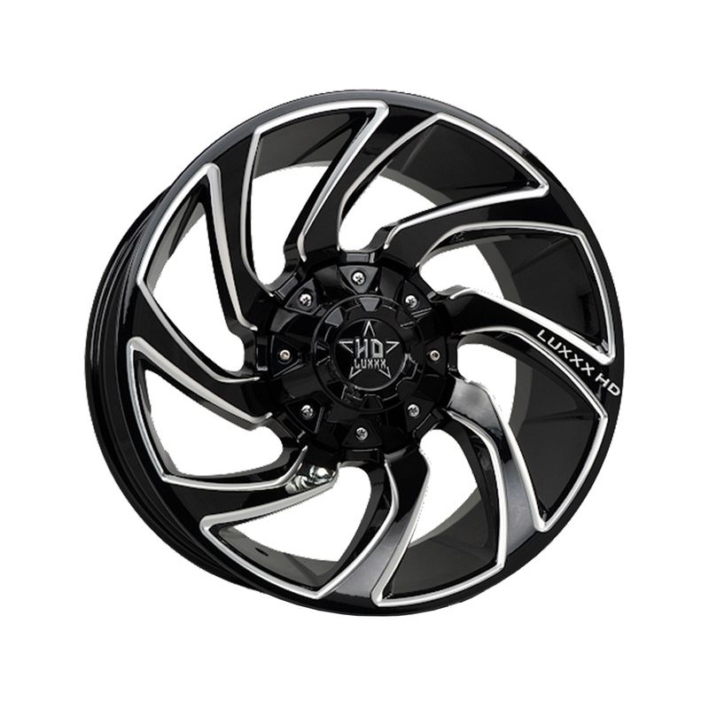 Luxxx HD Milled Gloss Black LHD32 Wheels | RealTruck