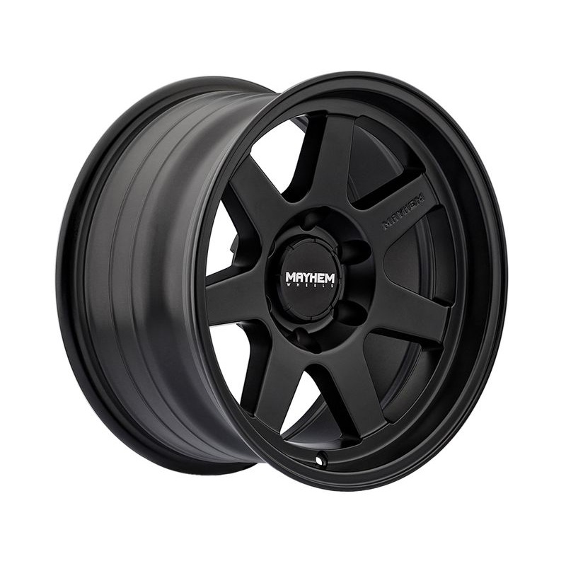 Mayhem Matte Black Convoy Wheels | RealTruck