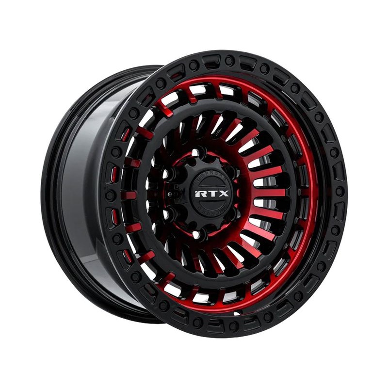 RTX Off-Road Black & Red Moab Wheels | RealTruck