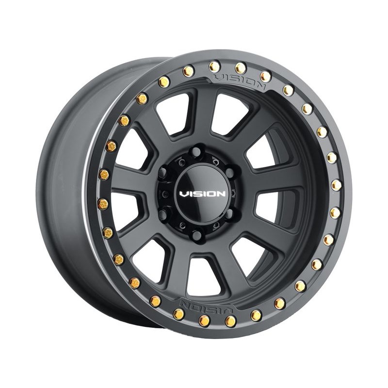 Vision Matte Black Ojos Beadlock Wheels | RealTruck