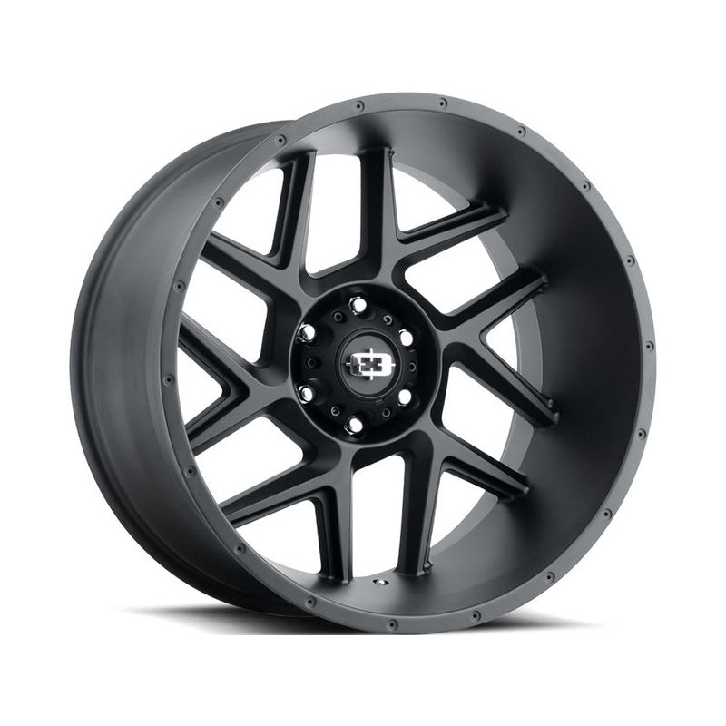 Vision Matte Black Sliver Wheels | RealTruck